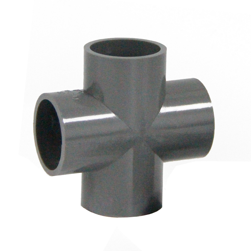 PVC Equal Cross 4way Connectors Pipe Fittings Tube Joint 20110mm