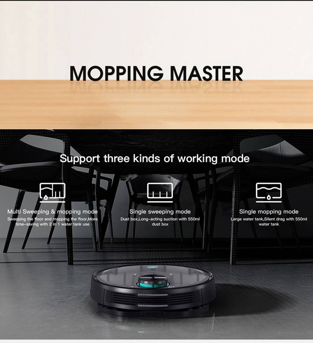 Xiaomi VIOMI V2 Pro Robotique Aspirateur Robot Vacuum VIOMI V2 Pro Robot Aspirateur de Nettoyage et de Balayage 2