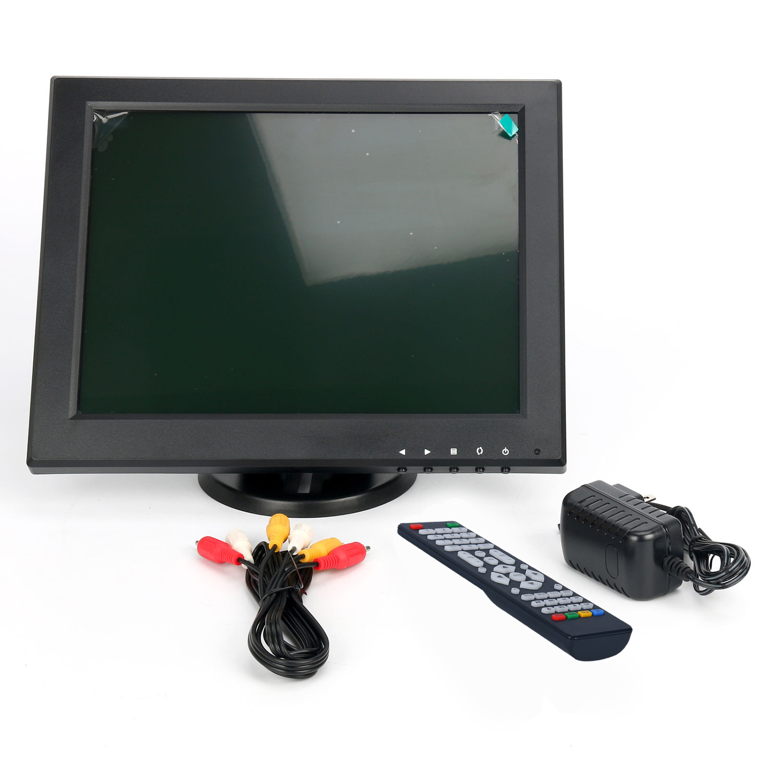Portable 12" TFT LCD Video HDMI Monitor VGA/AV/TV For CCTV Home