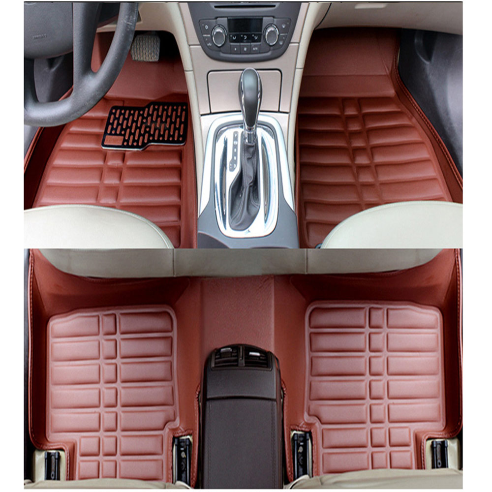 Carpets Floor Mats Mercedes Gla Glc Gle Universal Car Floor Mats Black Carpet Red Trim Vehicle Parts Accessories