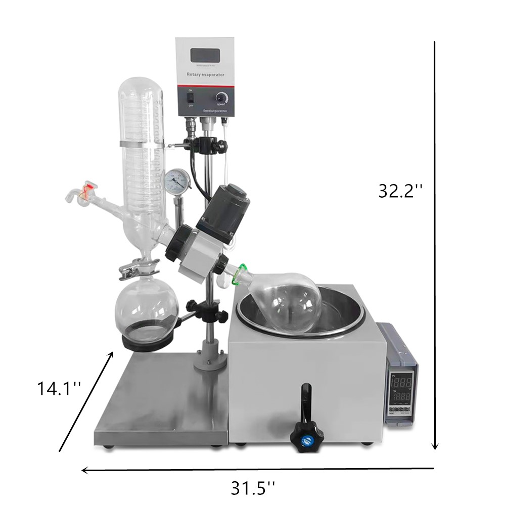 2L Lab Rotary Evaporator & 2L Evaporation Flask & 1L Collecting Bottle eBay