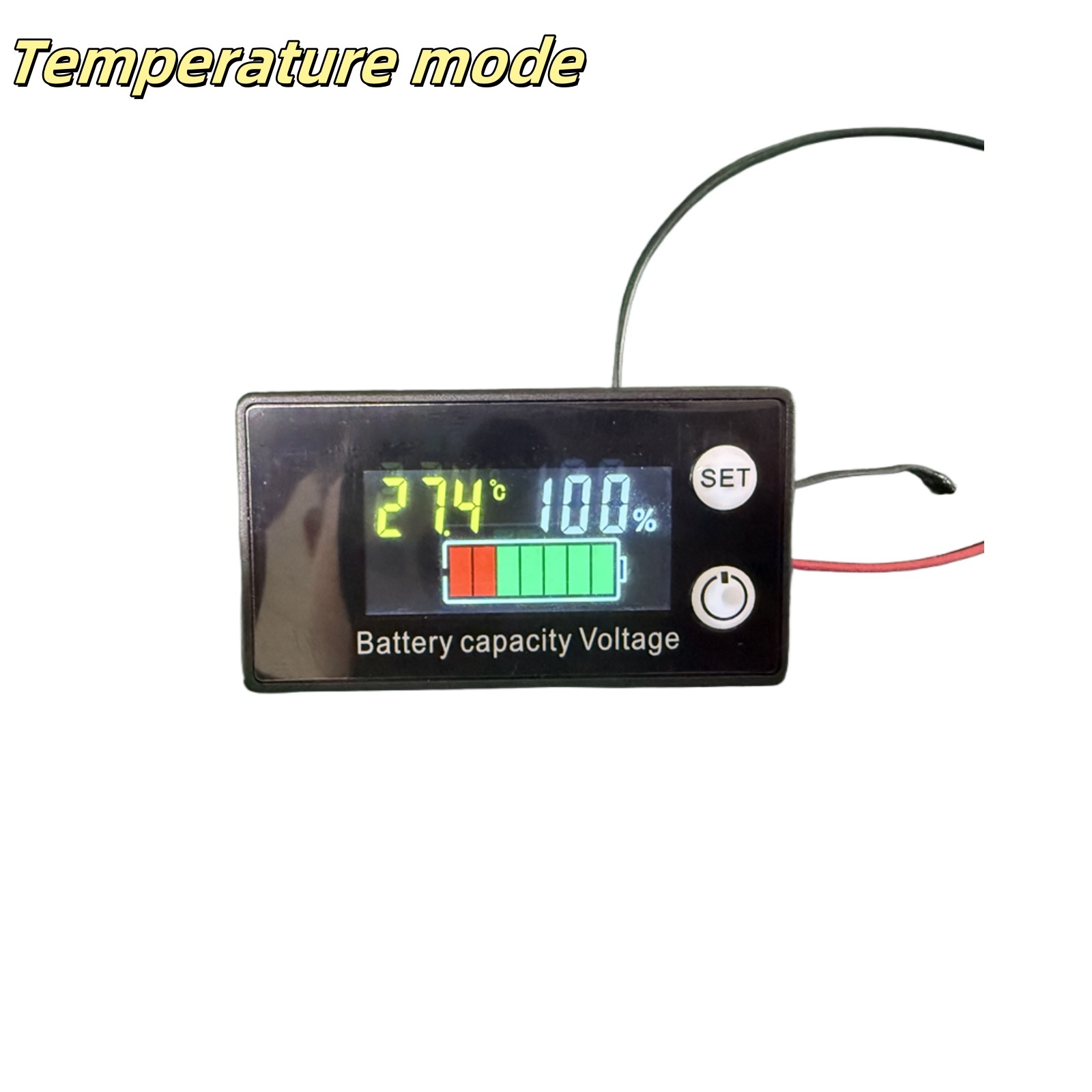 Display Digitale Indicatore della Batteria Testino di Tensione di capacità della Batteria per Batterie Acide di Ferro Al Litio 10-100 V Clear LCD Display Design Allarmante Design Display Digitale Indicatore della Batteria Testino di Tensione di capacità della Batteria per Batterie Acide di Ferro Al Litio 10-100 V Clear LCD Display Design Allarmante Design