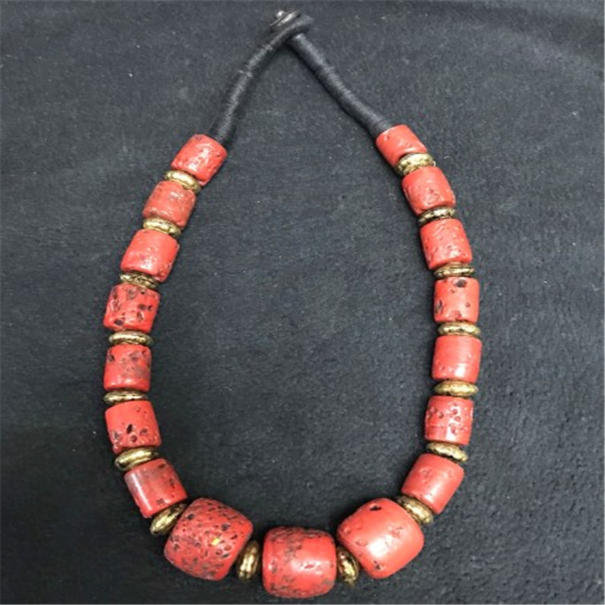 necklace made of coral