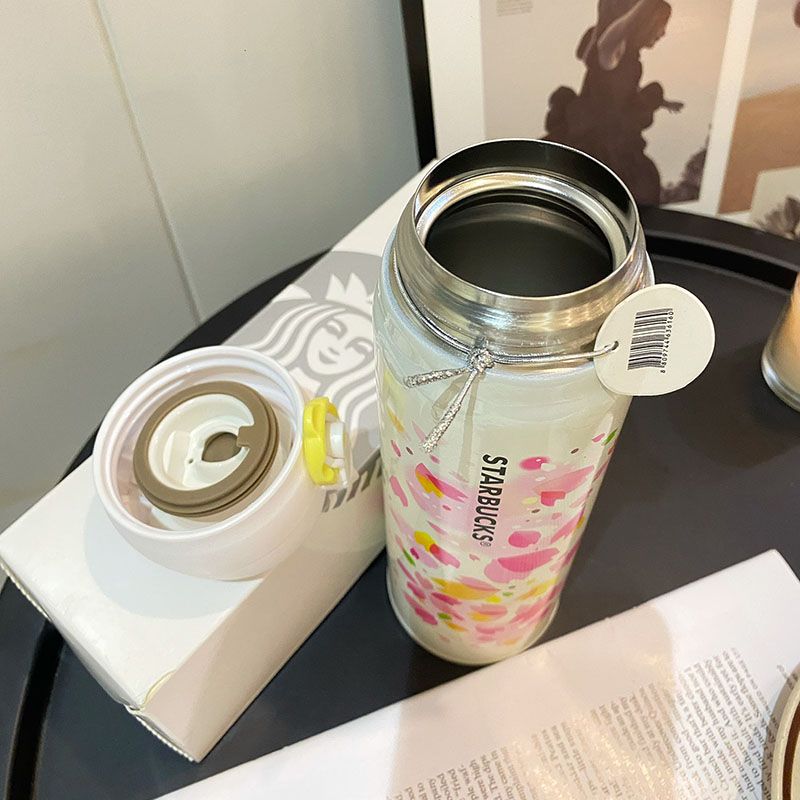 Starbucks × Thermos China 2022 Sakura Season 355ml pink sakura with bl –  moya529store