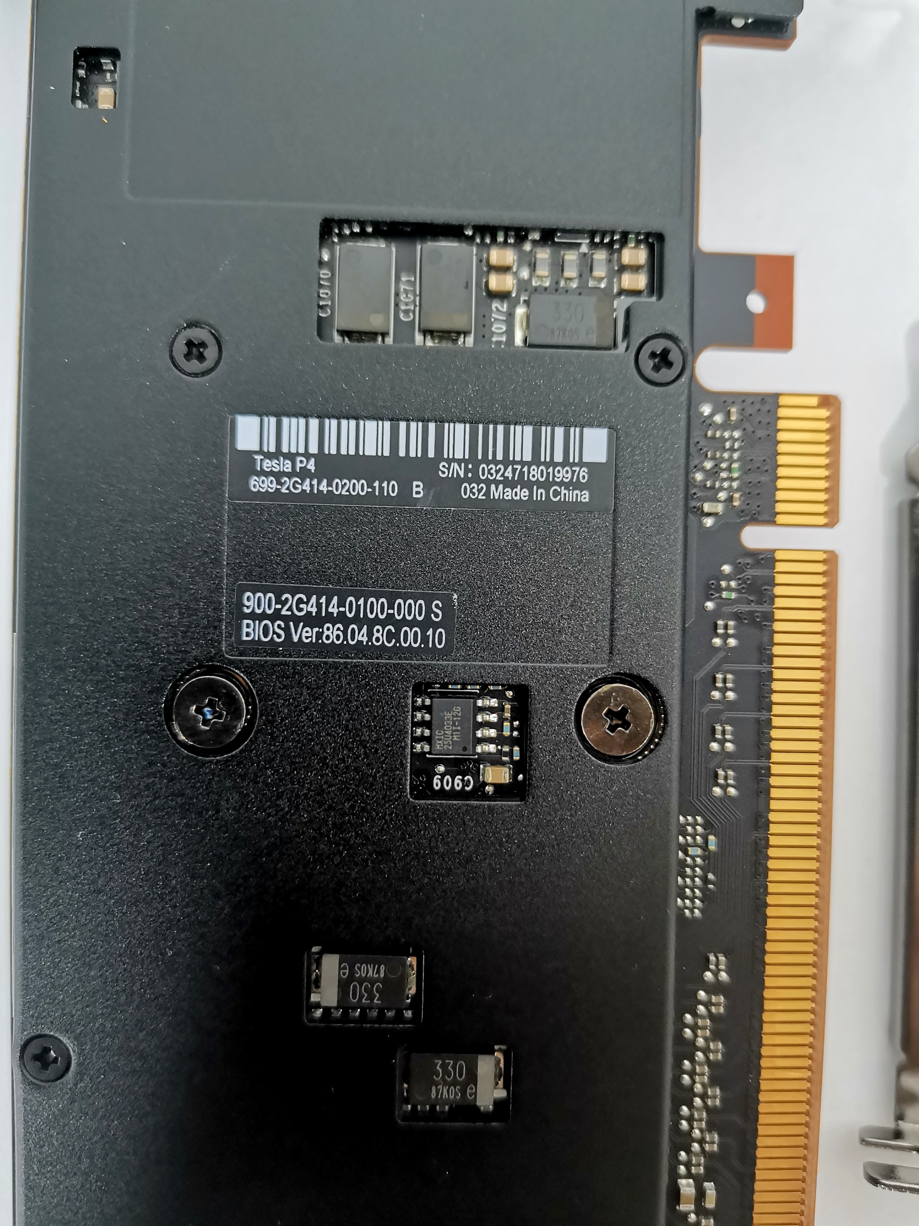 FedEx 2x NVIDIA Tesla P4 8GB GPU Graphics Card 900-2G414