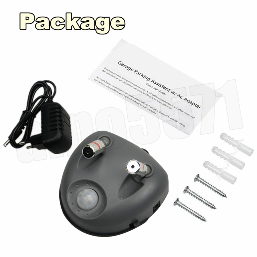 220V Doppel Laser Auto Garage Einparkhilfe Sensor Decke Wand Ampel EU