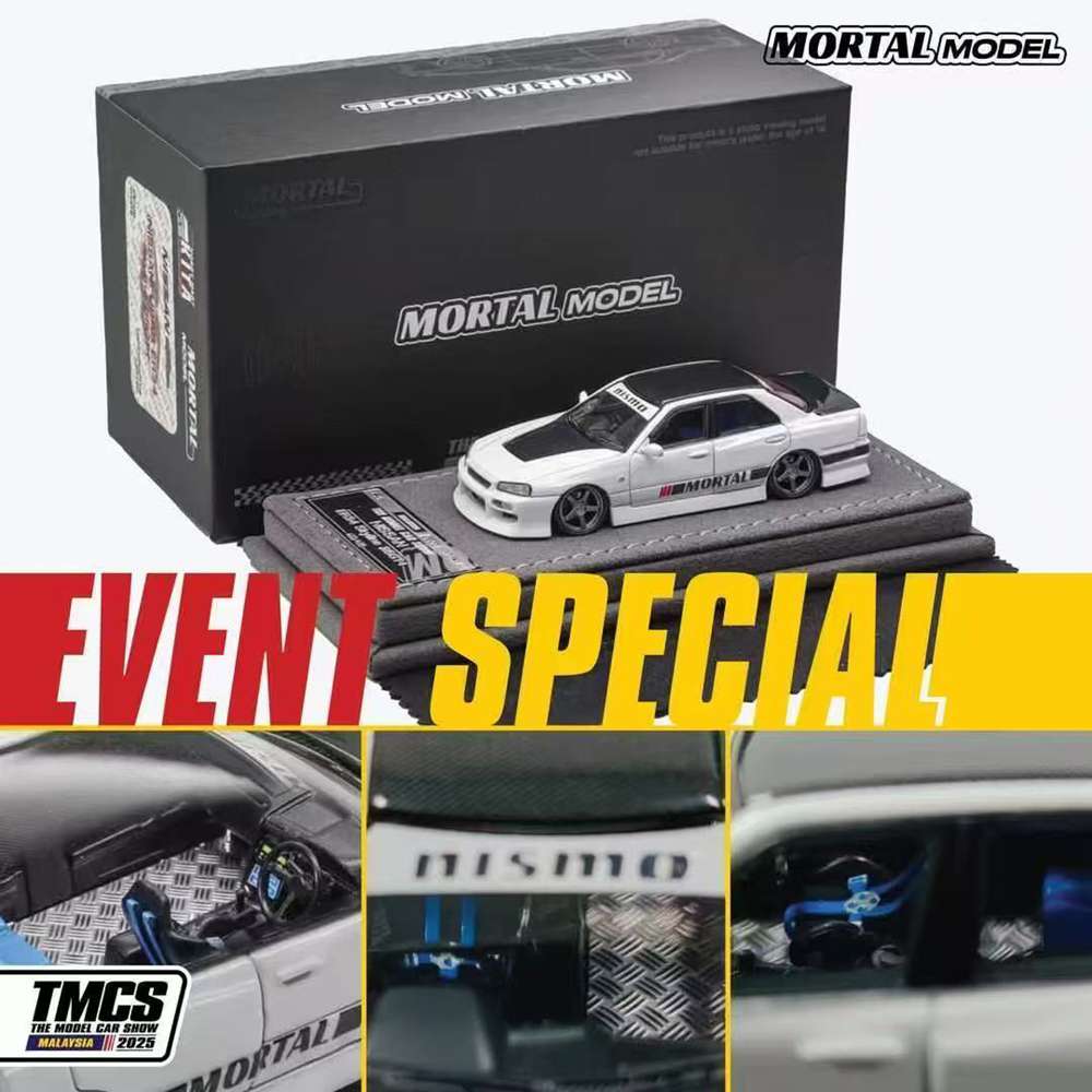 Mortal models 1/64 スカイラインER34 nismo TMCS MORTAL 1:64 NISSAN Skyline URAS ER34 TMCS Malaysia