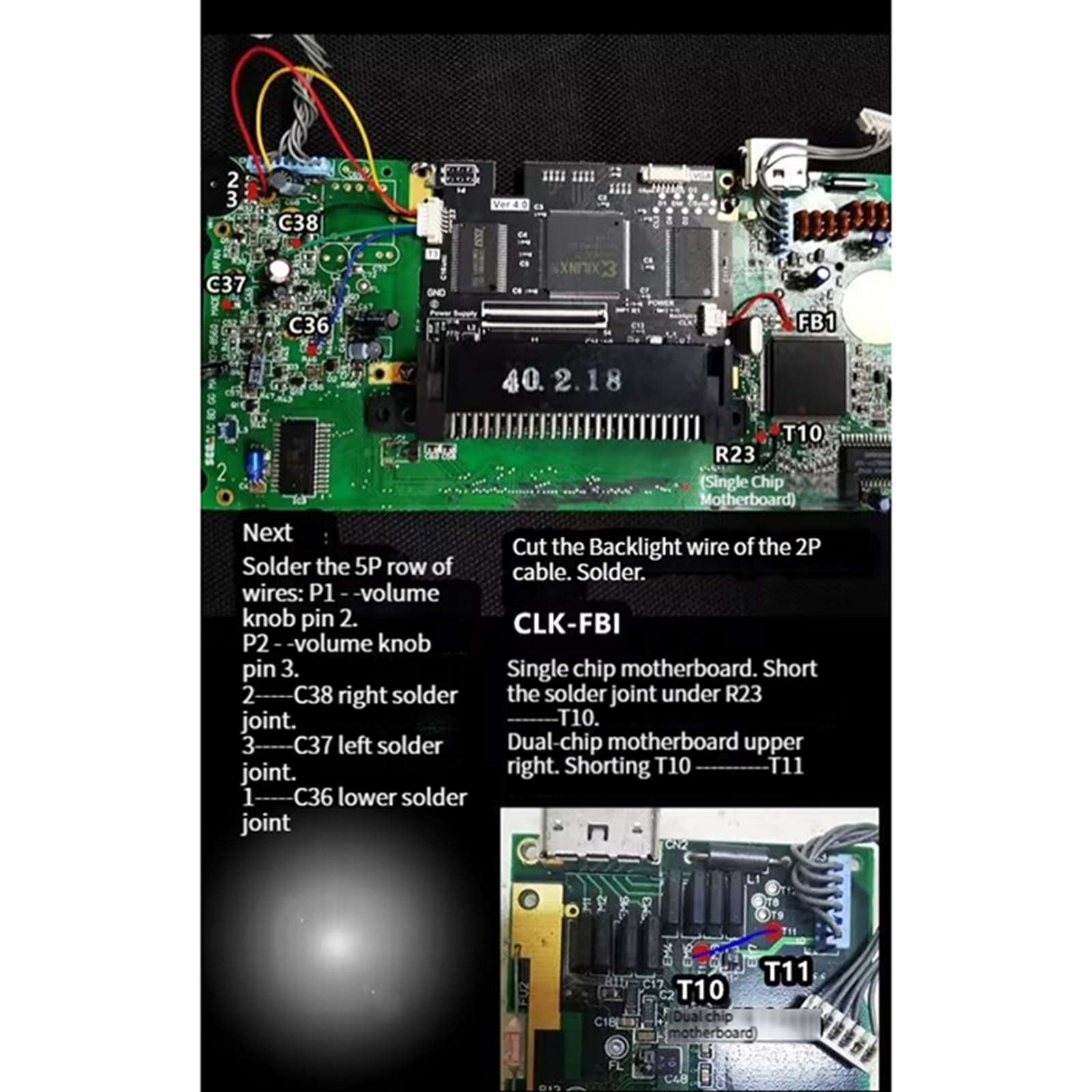LCD Highlight Screen for Game Gear GG V3.1 ASIC PCB