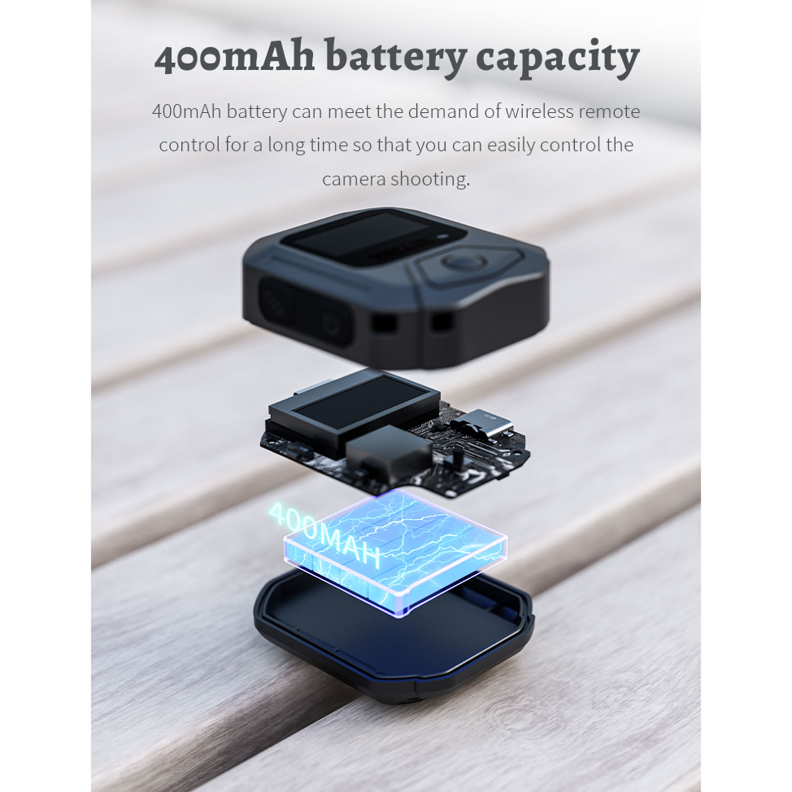 Remote Camera Télécommande GPS Insta360 - Pour Caméras - Étanche 5m - Connexion Bluetooth 5.0 - Allumage à Distance Télécommande Insta360