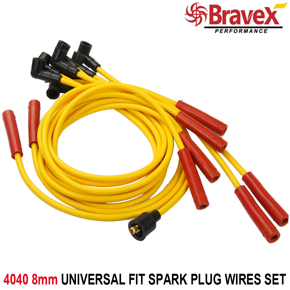 Universal 4040 Spark Plug Wire Set 8mm SBC BBC HEI Spark Plug Ignition