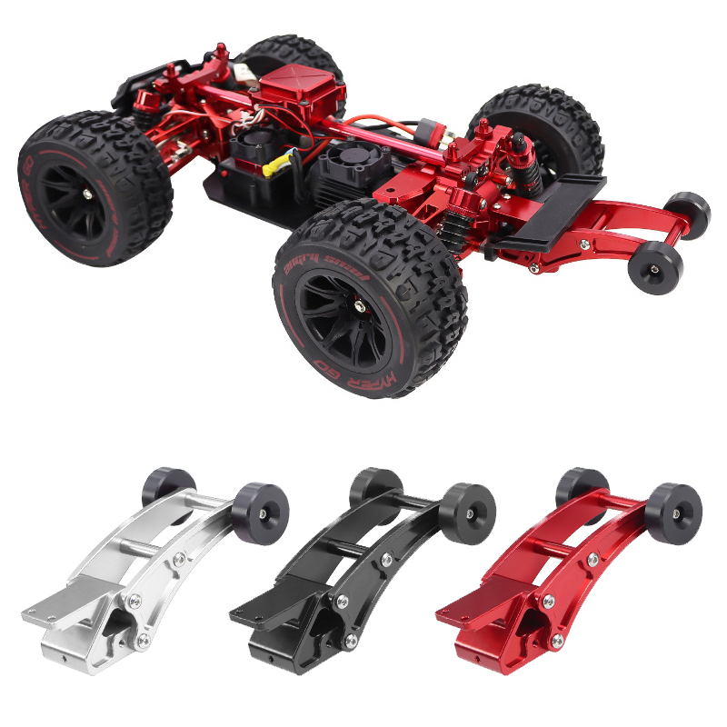 Metal Upgrade Parts Set For MJX Hyper Go 14210/14209 RC Car - 8 Sets Of Aluminum Arms, Links, And Accessories (Red)