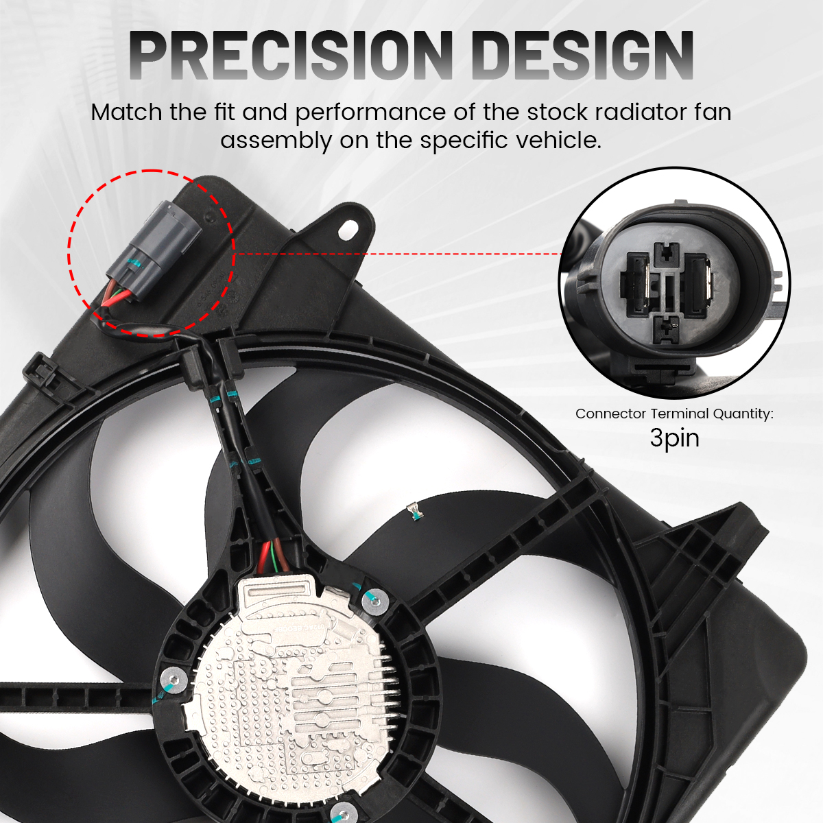 Dual Radiator Condenser Fan Fits 68143894AB 2012-2018 Jeep Wrangler 3 Dual Radiator Condenser Fan Fits 68143894AB 2012-2018 Jeep Wrangler 3