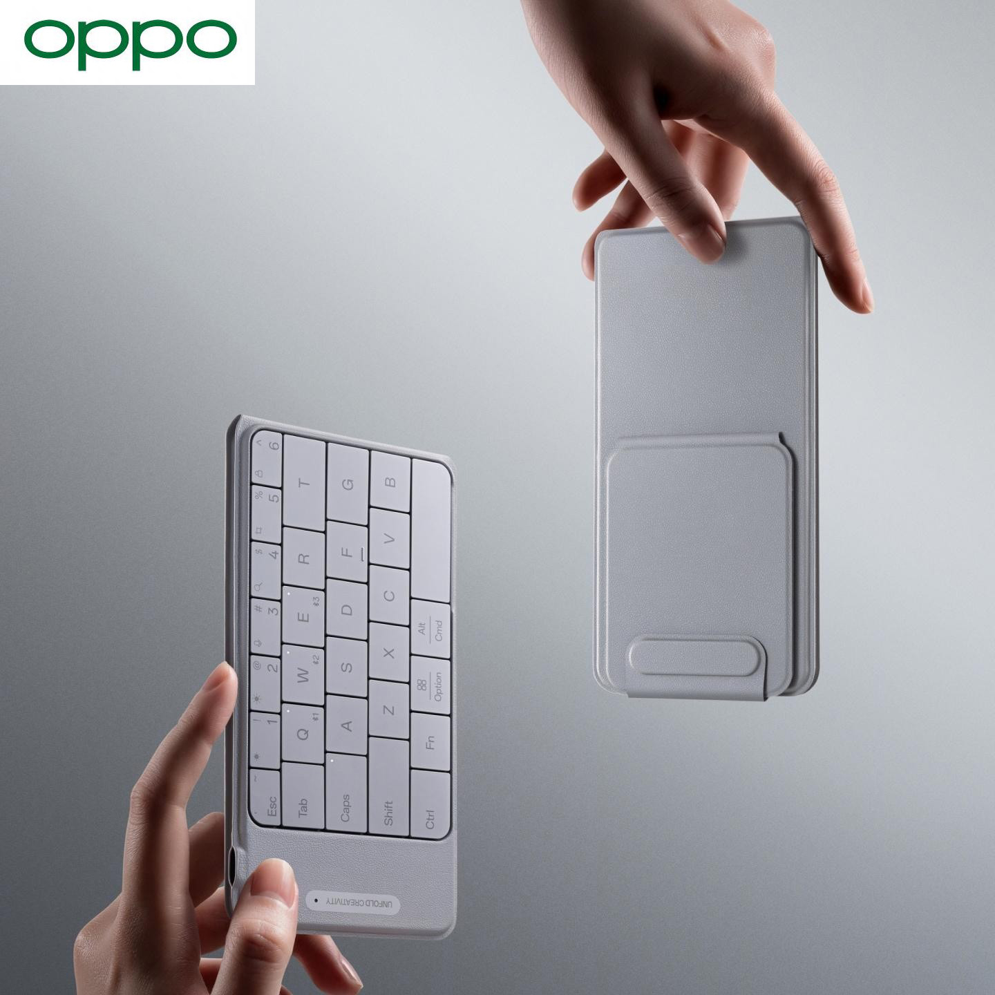 【日本未発売】OPPO Bluetoothキーボード 折りたたみ式 Original OPPO Bluetooth Foldable Keyboard with Shortcut Keys for