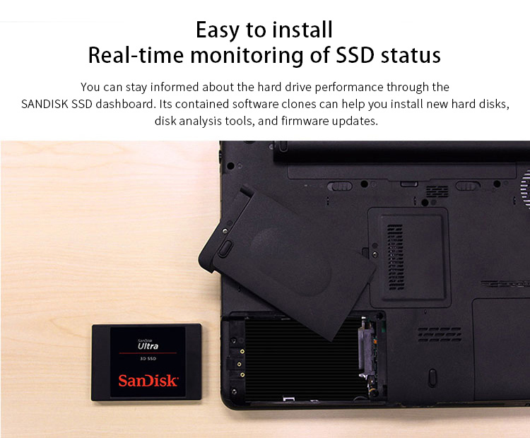 SanDisk Ultra 3D 2.5 Inch 500 GB SATA III 3D NAND Internal Solid