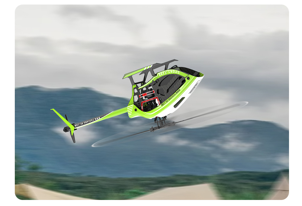 YXZNRC RC Helicopter F280 2.4G 6CH 6-Axis Gyro 3D Brushless