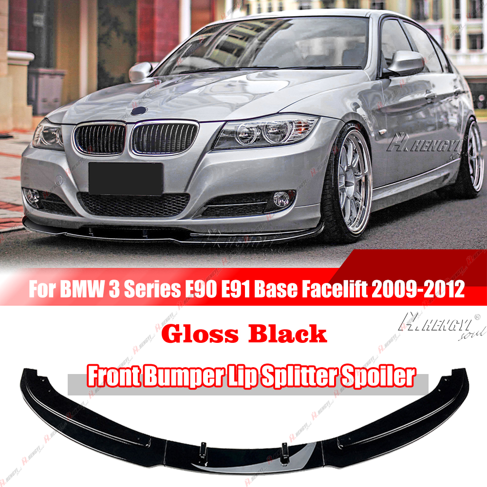 パーツ  320I 2010 GLOSSY BALCK FRONT BUMPER BODY KIT LIP FIT 2009-2011 BMW 320i 330i
