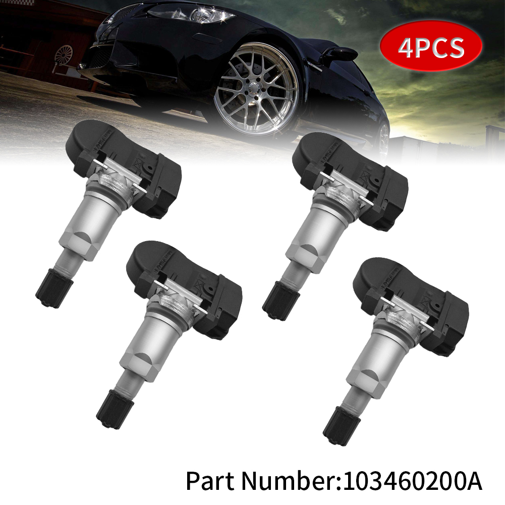 Details About 4 Pcs Tire Pressure Sensor Tpms For Tesla Model S X 3 103460200a 433mhz New