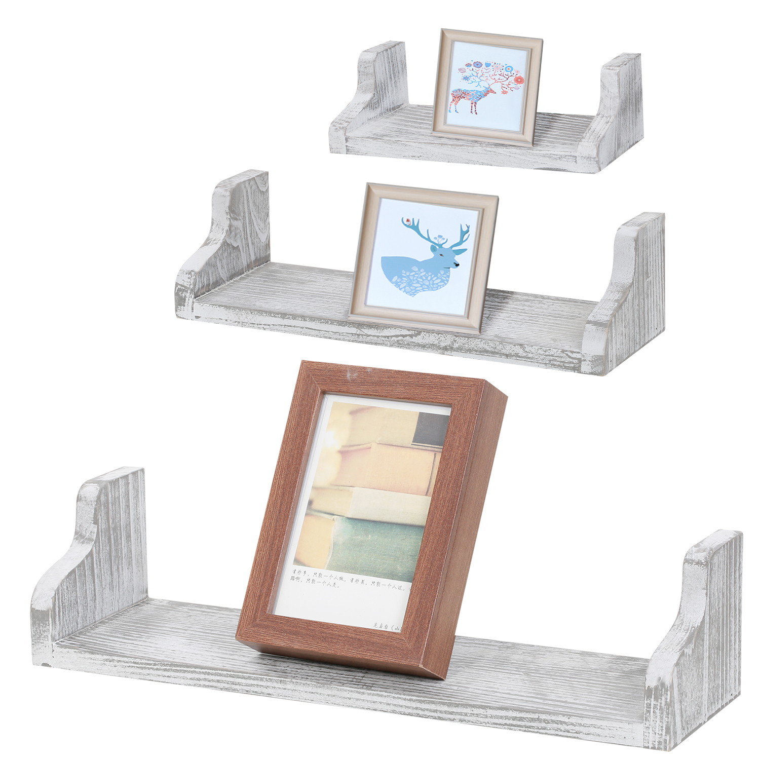 Details About Nex Floating Wall Mount Shelves Book Shelves Wooden Shelves For Home Room Decor