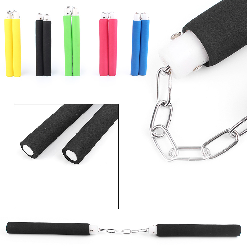 Karate Martial Arts Training Foam Nunchaku Nunchucks Stick Practice Weapon Toy