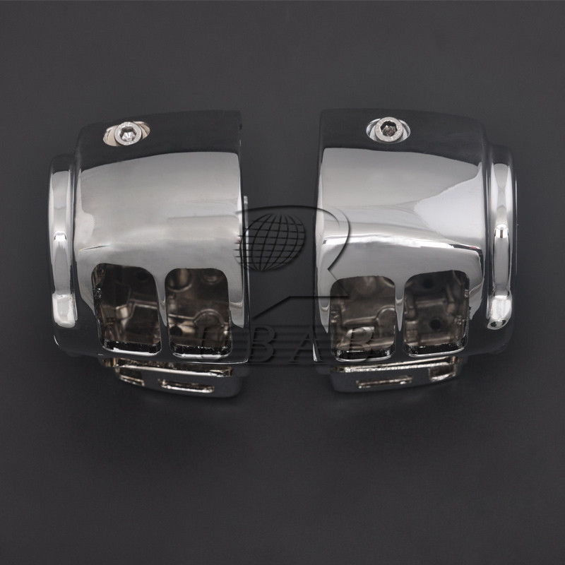 chrome switch covers for harley davidson