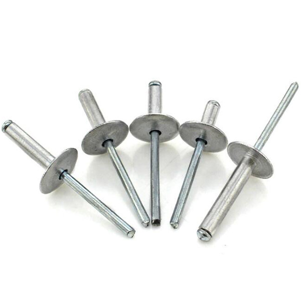 M5/5mm New Extra Large Flange(16mm) Head Rivets Aluminium Open Blind 8