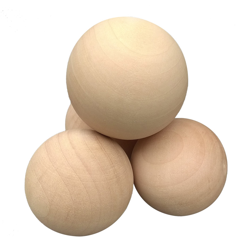 Natural Wooden Craft Wood Balls Sphere Round Craft 6mm to 60mm Dia Handmate