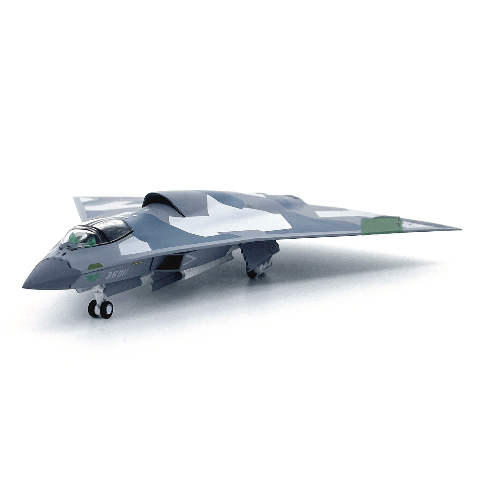 1/144 China Air Force Sixth Generation Fighter Jet J-36 Diecast