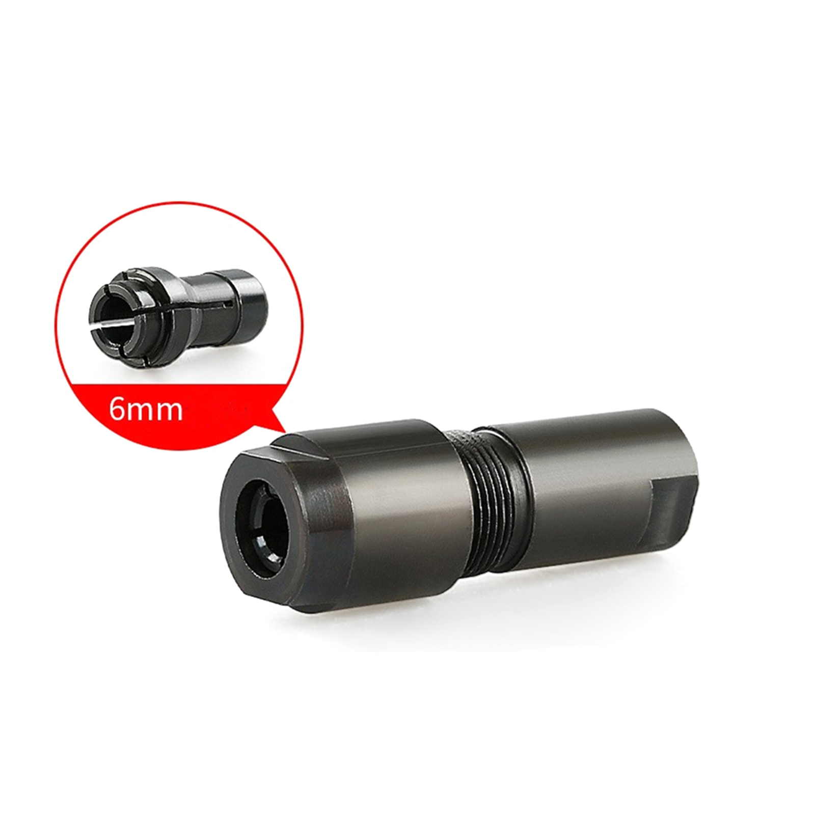 Angle Grinder To Straight Grinder Adapter Kit – 3mm & 6mm Collets For Drill Bits & Carving Accessories (100-Type Angle Grinder)
