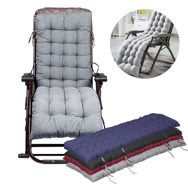 Lounge Chair Cushion Deck Chaise Pad Patio Pool Backyard Garden Seat