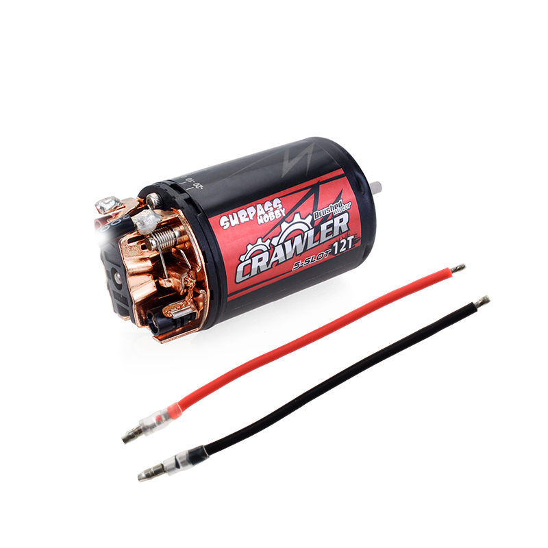 Motore Spazzolato Impermeabile 12T 550 Per Auto RC - 7,4-12V, Diametro 36mm, Compatibile Con Traxxas Slash, Axial SCX10, HSP