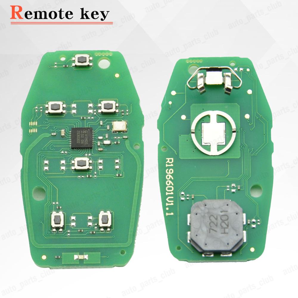 KEYECU Smart Prox Remote Car Key With 6 Buttons 433.92MHz 4A Chip For RAM 1500 L