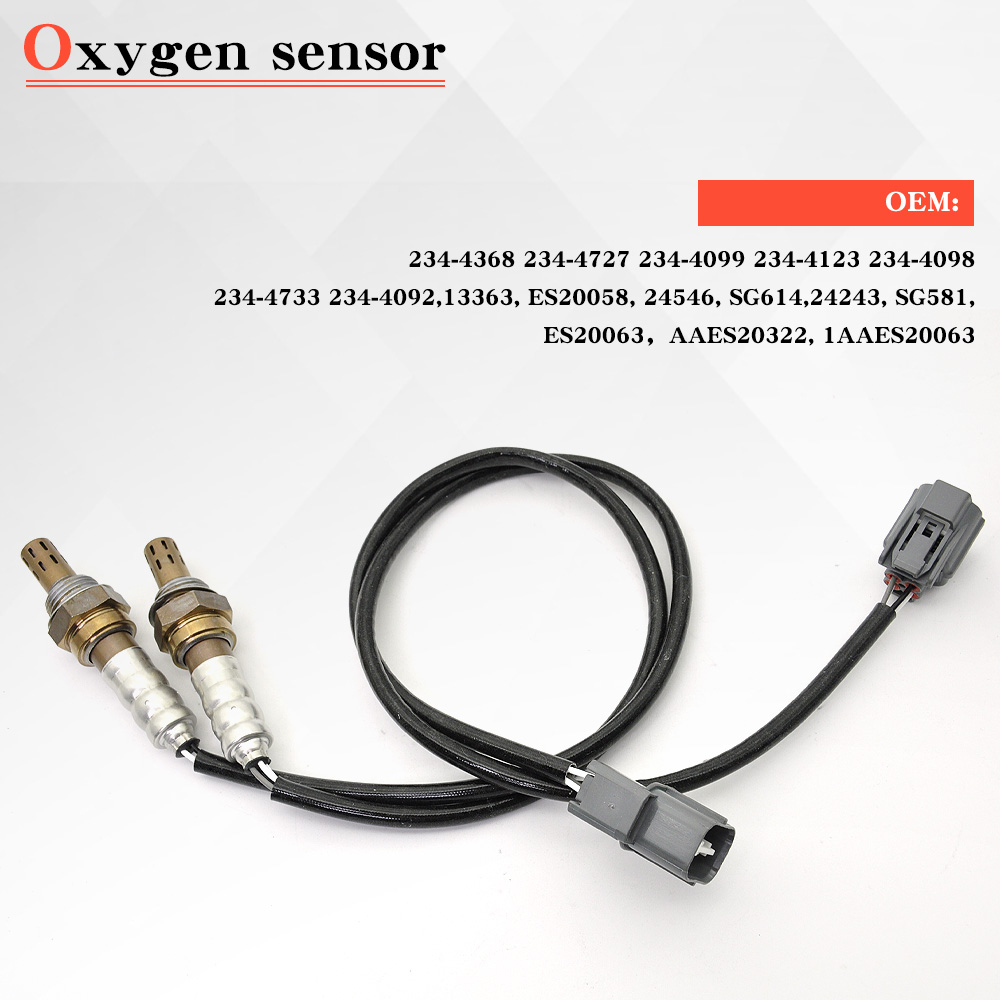 化石　97A 2PCS Sensor Oxygen O2 Front Sensor Rear For 2001-2005 Honda 1.7L