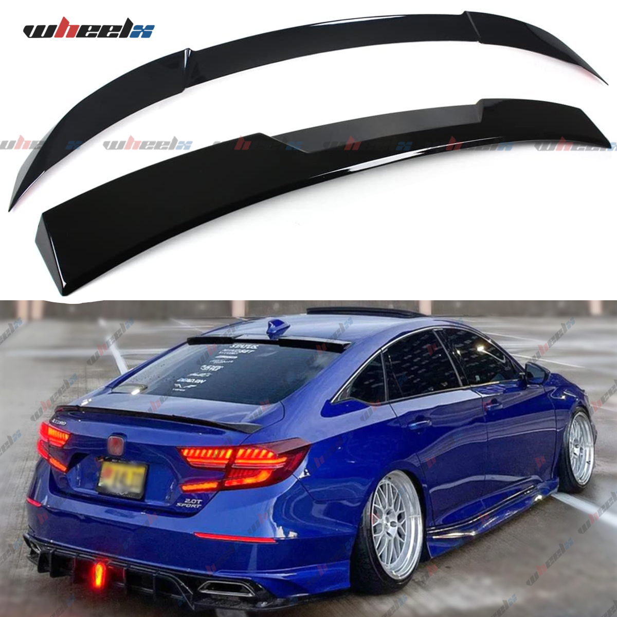 FOR 18-22 10TH GEN HONDA ACCORD TRUNK DUCKBILL WING REAR WINDOW ROOF SPOILER