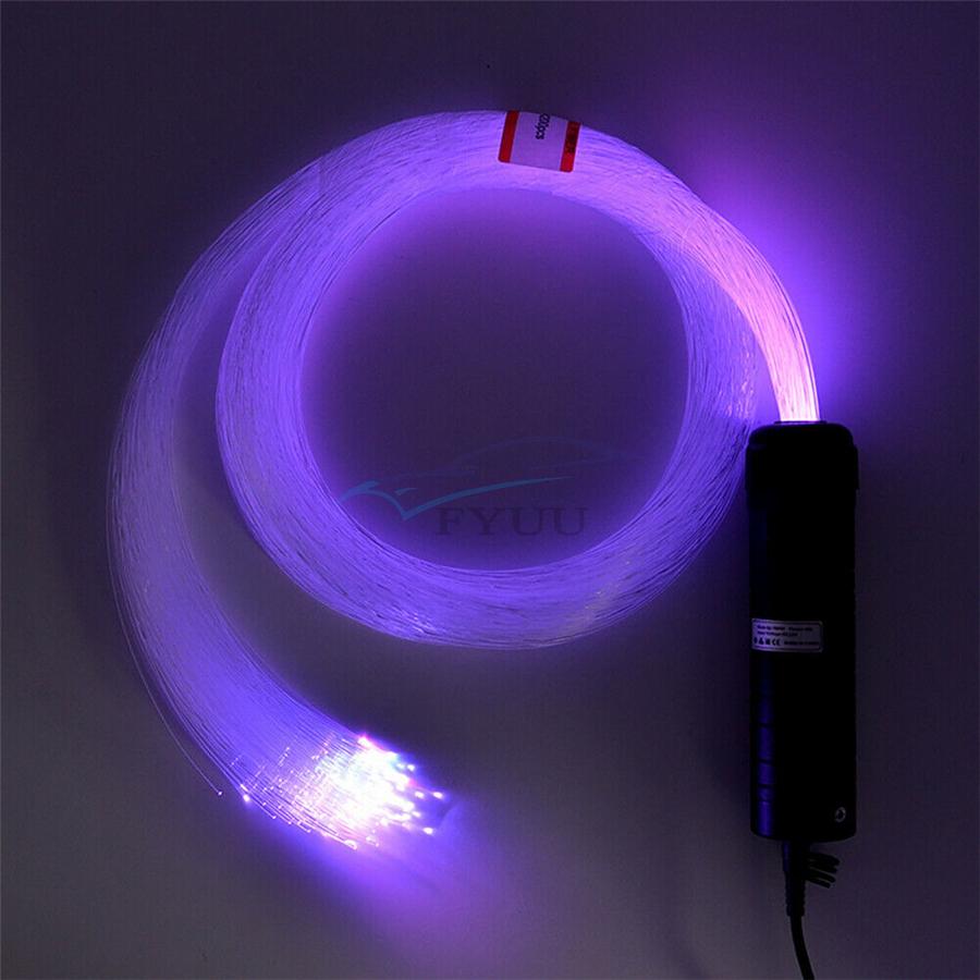 12V Car Interior Headliner RGB Fiber Optic Star Light kit