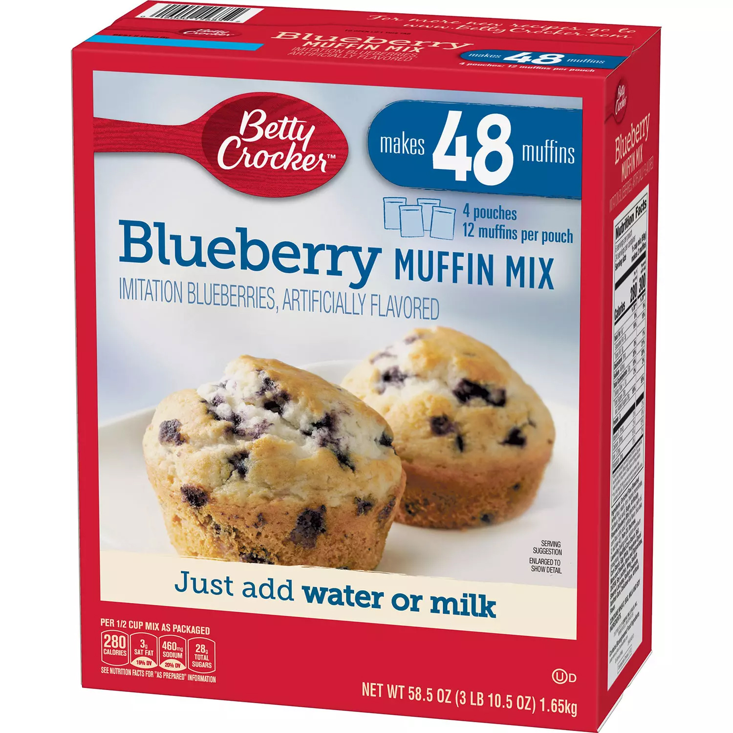 Betty Crocker Blueberry Muffin Mix (4 pk.)-2Pack | eBay
