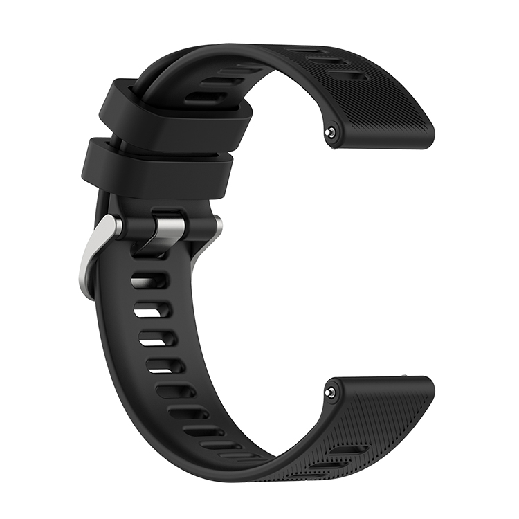 Bracelet Silicone Respirant 20mm Pour Garmin Forerunner 165/158/570 - Confortable Et Ajustable - 11 Couleurs Au Choix