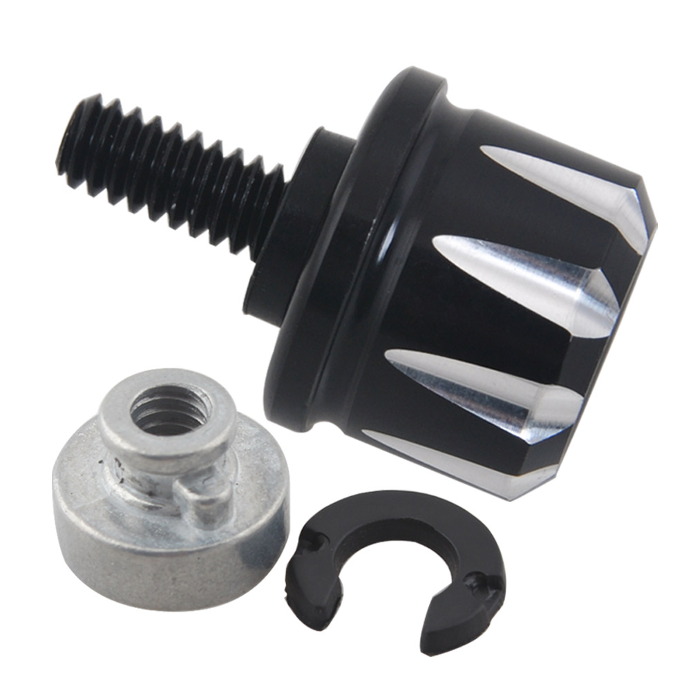 Aluminium Black Rear Fender Seat Mount Screw Bolt Nut for Harley