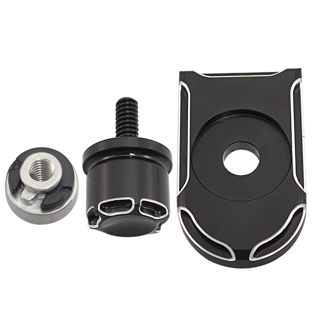 Aluminum Rear Fender Seat Mount Screw Bolt Nut Kits Tab Cover for