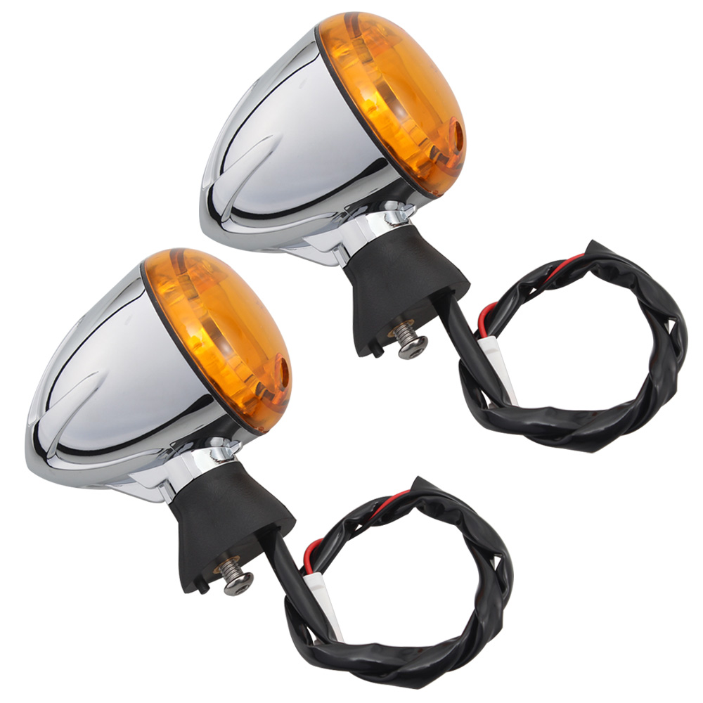 Front Motorcycle Turn Signal Lights LED For Indian Scout sixty BOBBER