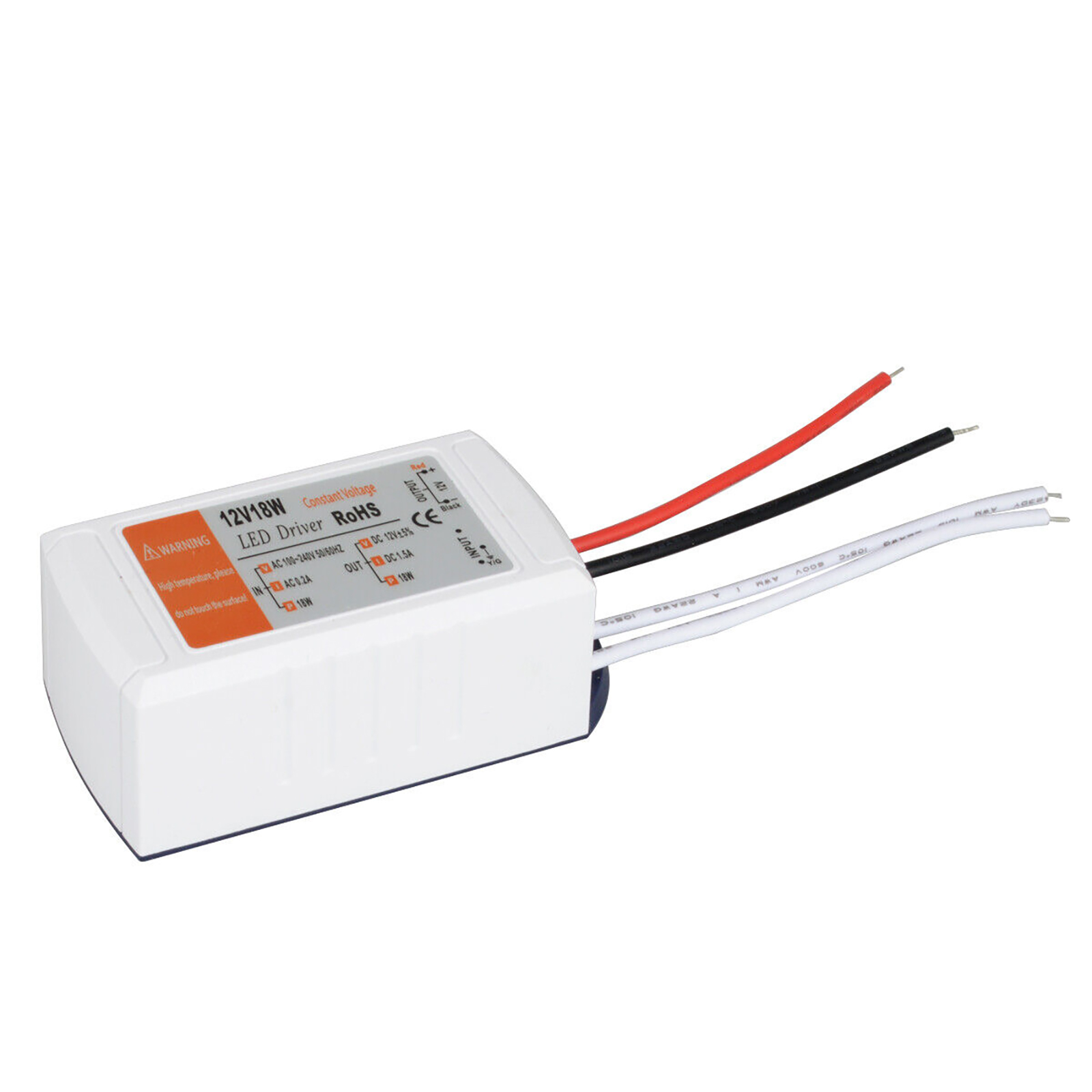 LEDドライバー AC 100-240V DC 12V 1Pc LED Driver AC 120V/240V to DC12V Power Supply LED Driver 18W