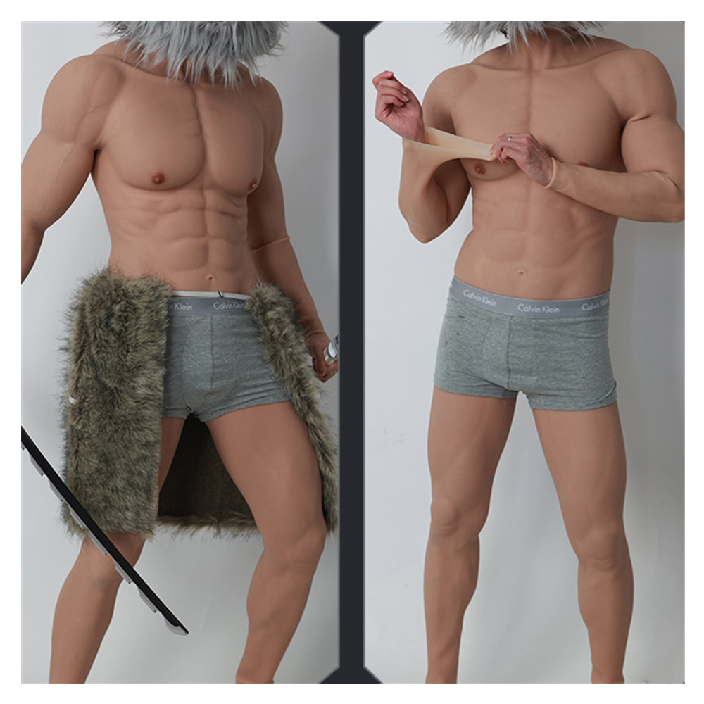 KnowU Cosplay Fake Muscle Fullbody Silicone Male Suit Role Playing