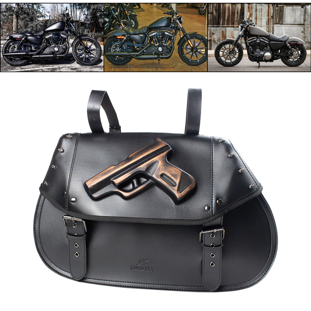 Genuine Saddle bag Tool Side bag Storage Luggage Two Side