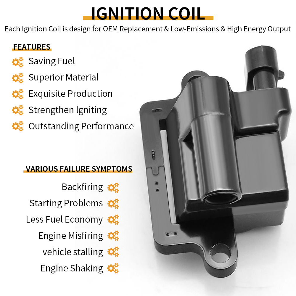 8 Pack Square Ignition Coil & Spark Plug Wire For Chevy GMC LS3 - Foto 5