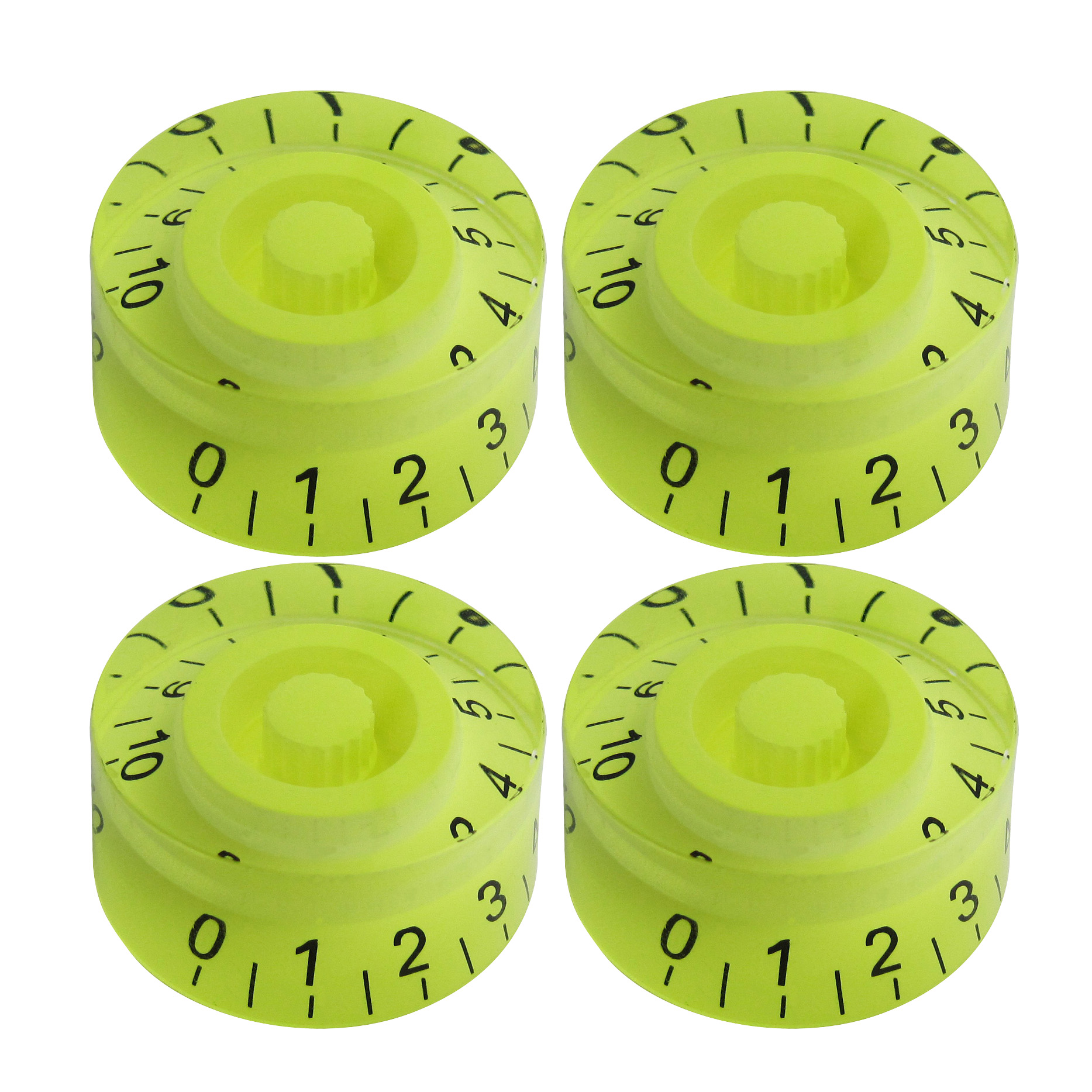 4PCS LP SG Electric Guitar Knobs Tone & Volume Control Knobs Neon Green