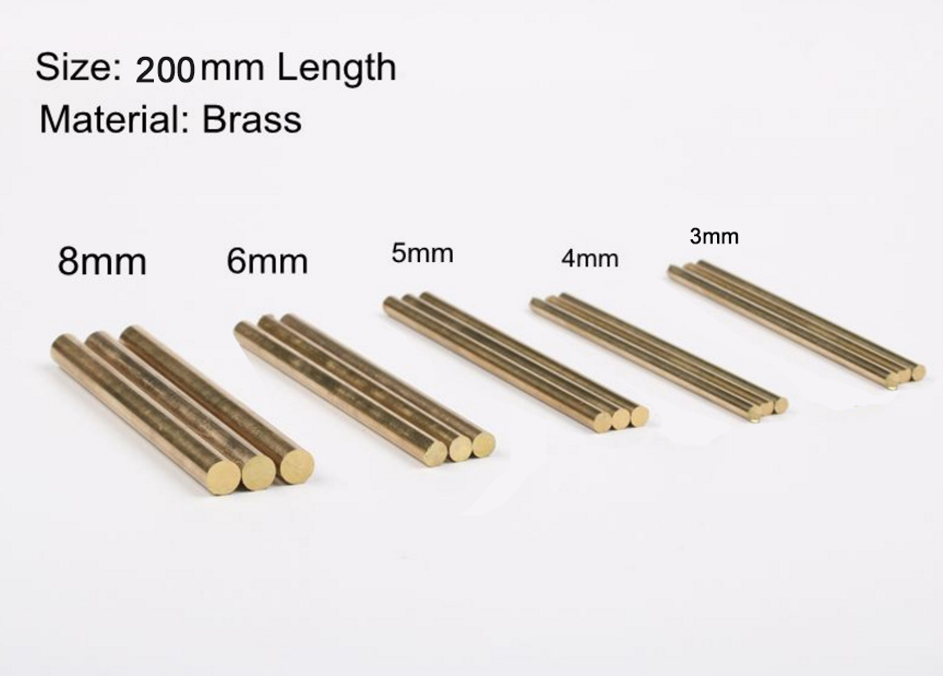 Knife Handle Brass Meterial Rods Rivets Pins Stick DIY Knives Making