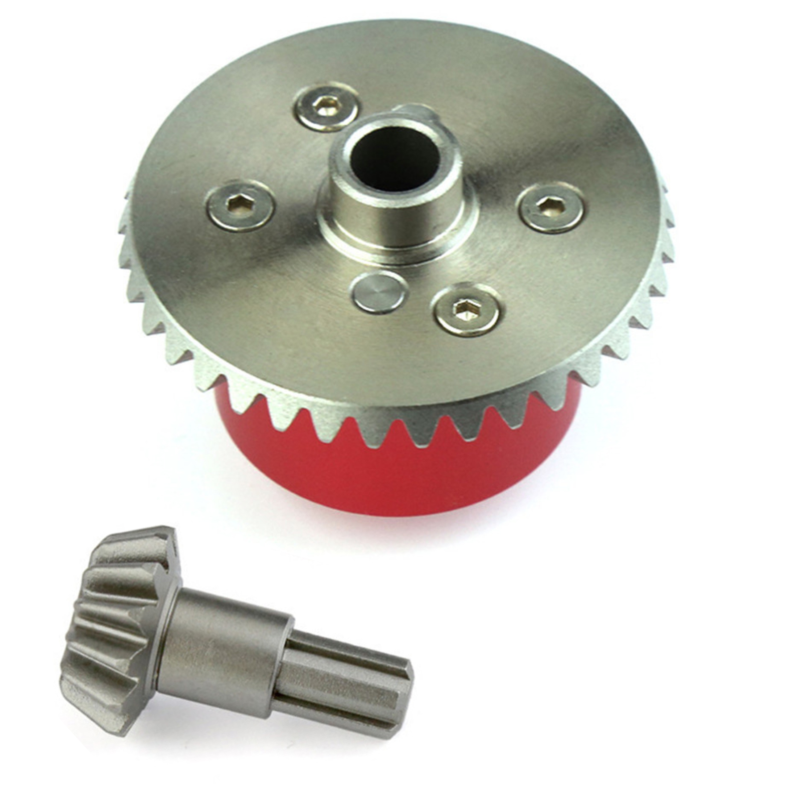 Red Front/Rear Steel Differential Gear Sets For ARRMA KRATON