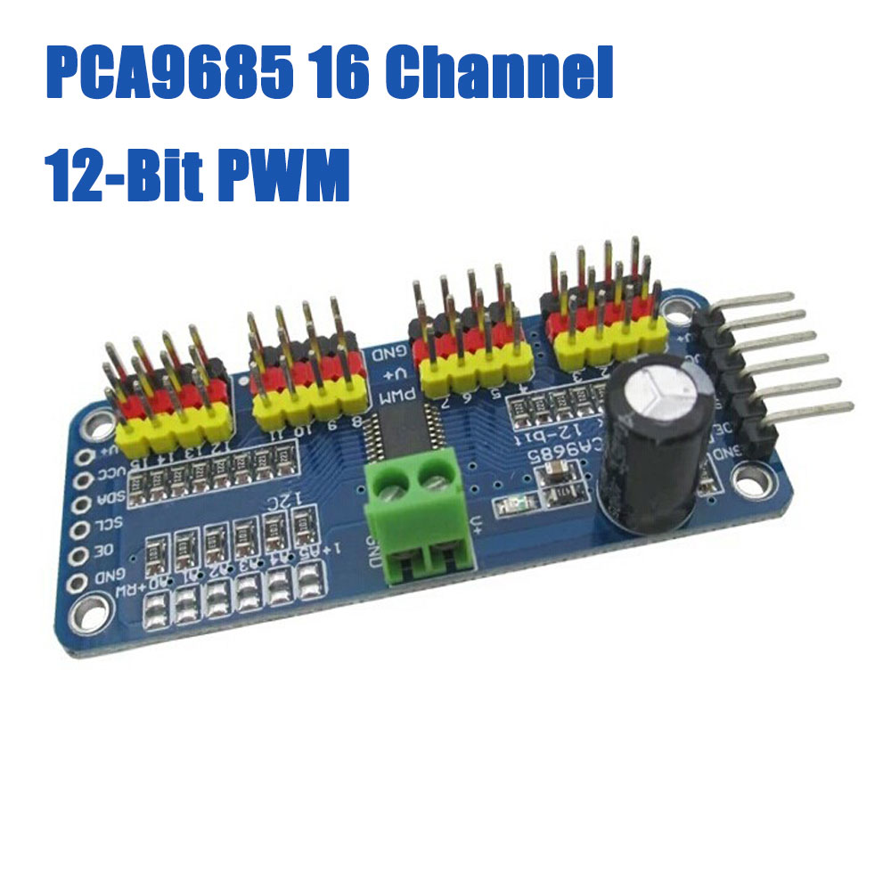 16 Channel PCA9685 12-bit PWM Servo motor Driver I2C Module Robot Arduino