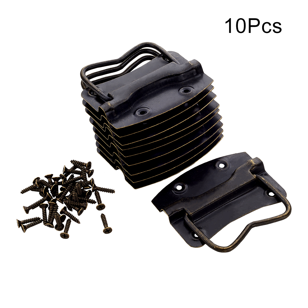10Pcs Chest Handles Case Toolbox Storage Tool Box Handle Drawer Puller