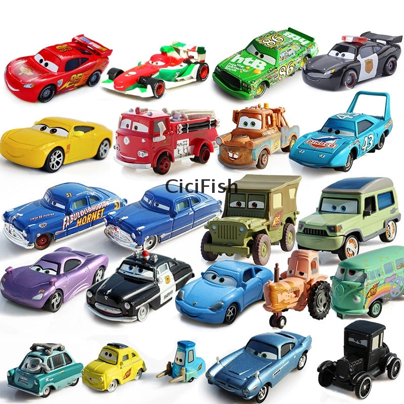 Disney Pixar Cars 2 Die-Cast Model Mater McMissile Holley Sarge