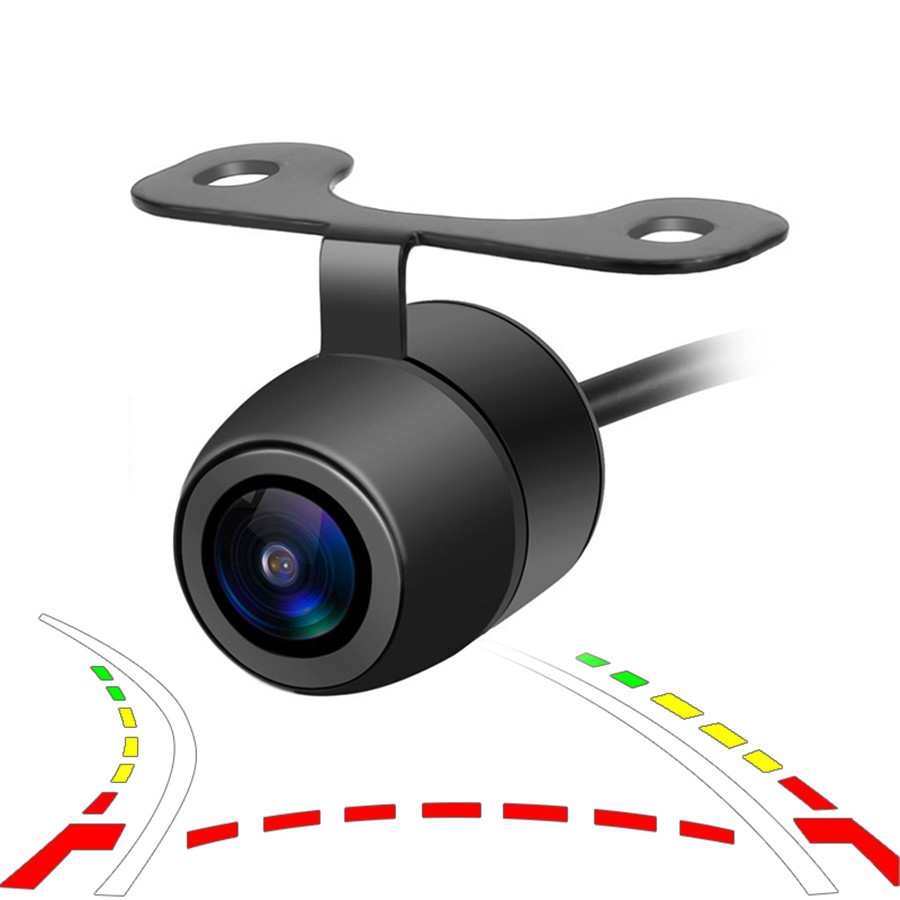 Car Dynamic Trajectory Moving Guide Line Rear View Reverse Camera + 6